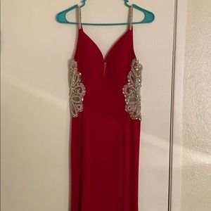 Red prom dress